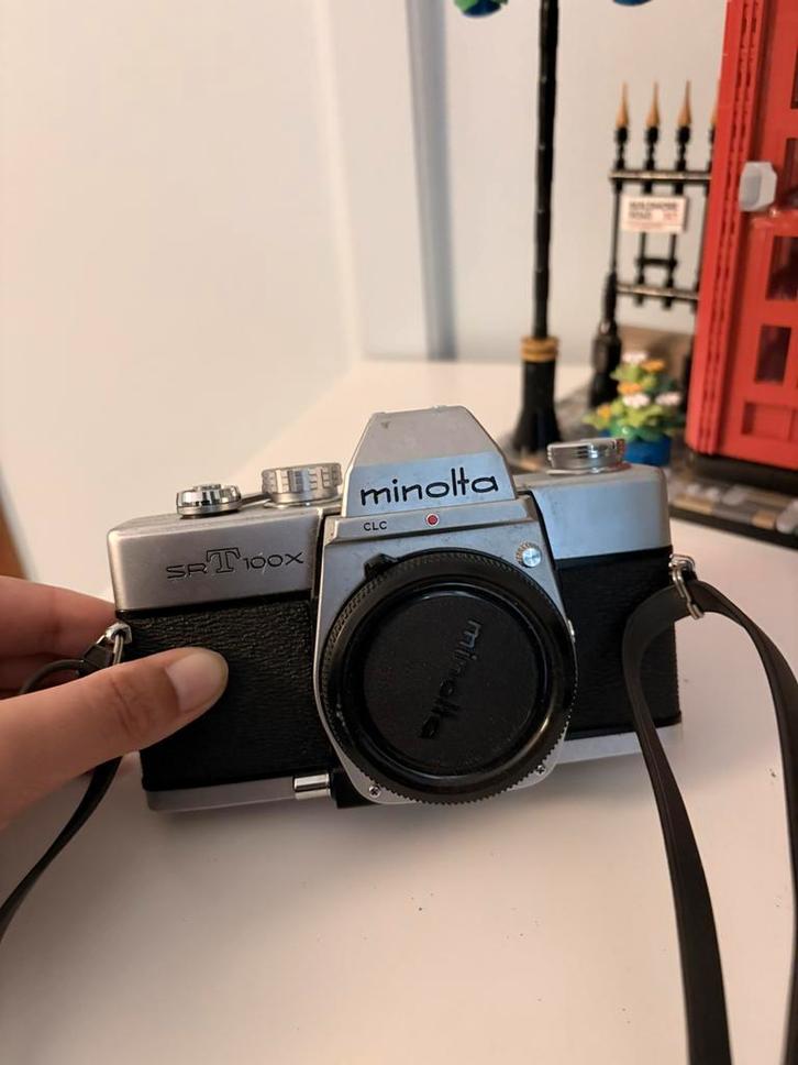 Minolta SRT 100X body || analoge spiegelreflexcamera, TV, Hi-fi & Vidéo, Appareils photo analogiques, Utilisé, Reflex miroir, Minolta