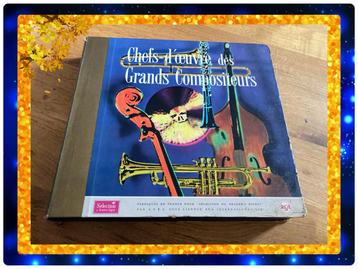 Vinyl 33 t. Chefs d’oeuvre des grands compositeurs, Enlèvement ou Envoi, Comme neuf, CD ou Disque