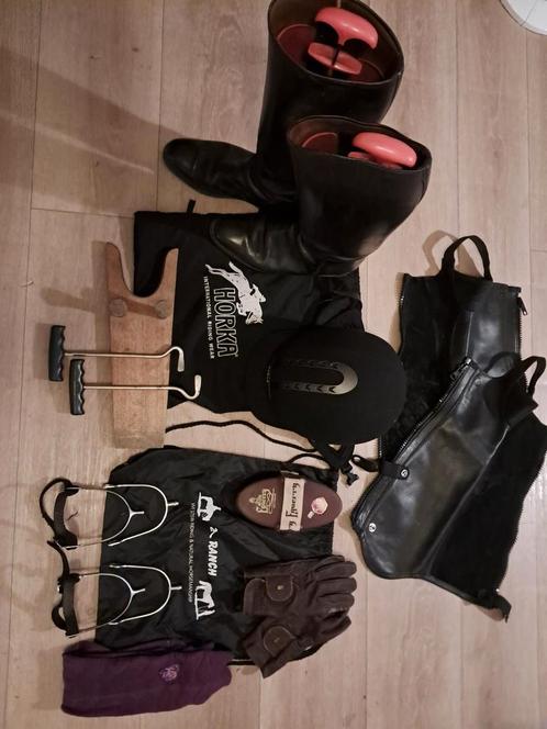 Lot paardrijtoebehoren,zeer goede staat wegens stopzetting., Dieren en Toebehoren, Paardrijkleding, Zo goed als nieuw, Overige typen