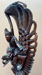 Vishnu Garuda Kencana - houten beeld - Bali - Indonesië, Antiek en Kunst, Ophalen of Verzenden