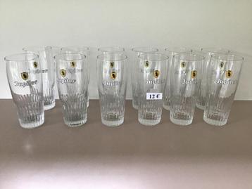 24 sets van gelijke bierglazen aan 1 euro per glas beschikbaar voor biedingen