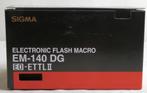 Sigma Macro flits EM-140 EO-ETTL II, Ophalen of Verzenden, Zo goed als nieuw, Sigma