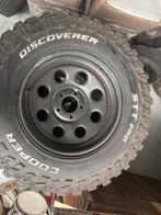 4 velgen + off-road banden Jeep Wrangler, Auto-onderdelen, Ophalen, Gebruikt, 285 mm, Banden en Velgen