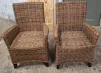 2 rotan tuinstoelen, Ophalen, Zo goed als nieuw, Rotan