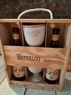 Bouteilles (vides) waterloo 1815 avec deux verres, Maison & Meubles, Enlèvement