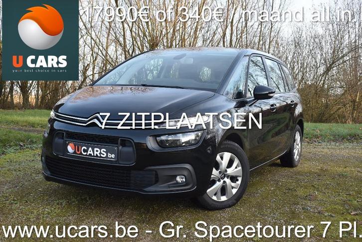 Citroen C4 Grand Spacetour 7 ZITPL. TOT 3 JAAR WAARBORG, Auto's, Citroën, Bedrijf, Te koop, C4, ABS, Achteruitrijcamera, Adaptieve lichten