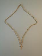 Faith Chain – Gouden Ketting met Kruis, Verzenden, Nieuw, Goud, Overige materialen