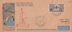 Gelegenheidsenveloppe Bastogne Sabena vliegtuig avion 1946, Timbres & Monnaies, Envoi, Avions