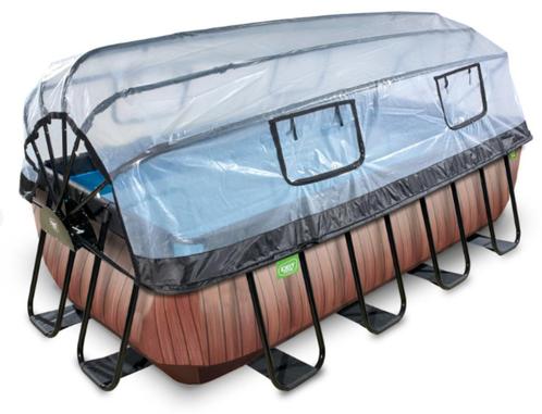 EXIT Zwembad 4mx2m met overkapping. Nieuw doek, Tuin en Terras, Zwembaden, Gebruikt, Opzetzwembad, 80 tot 120 cm, 400 cm of meer
