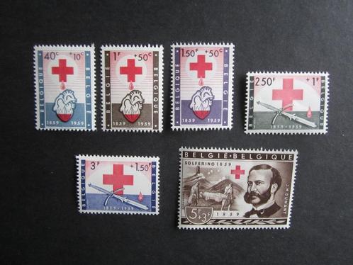 Timbres Belgique - N1096 à 1101 (xx), Postzegels en Munten, Postzegels | Europa | België, Postfris, Frankeerzegel, Rode kruis
