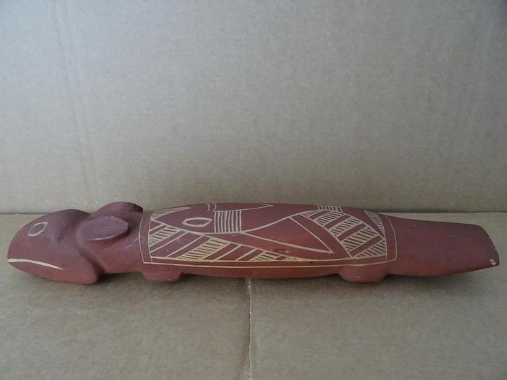 Curiosa of kunst mythologisch beeld houten beeld konijn 40cm, Antiek en Kunst, Curiosa en Brocante, Ophalen of Verzenden