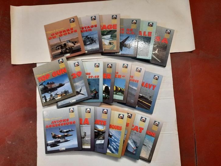 Livres sur l'aviation - 20 pièces - Edition Atlas, Livres, Livres Autre, Comme neuf, Enlèvement