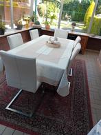 stoelen, Huis en Inrichting, Stoelen, Ophalen of Verzenden, Gebruikt, Wit, Metaal