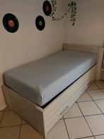 Enkelbed met lade, ruime kleerkast & commode, Comme neuf, Enlèvement, Une personne