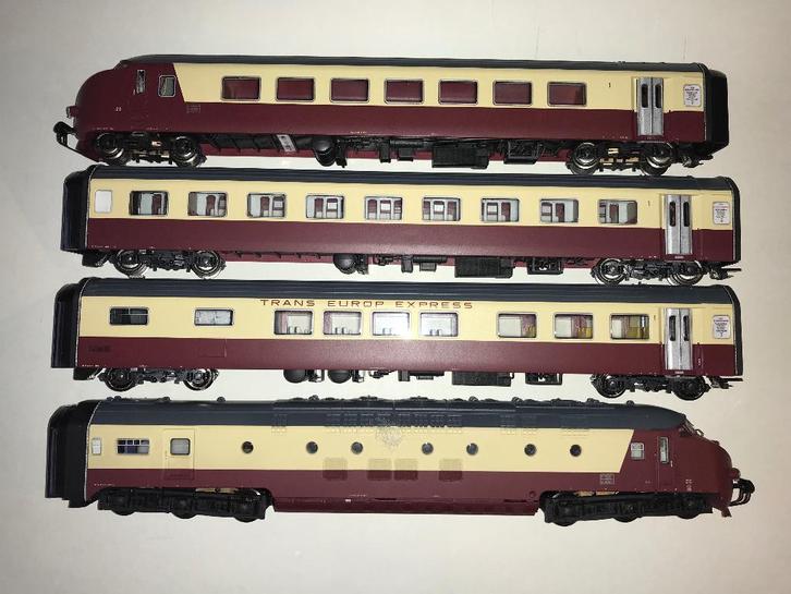 L.S. Models 17001 SBB RAm 502 TEE analoog, Hobby en Vrije tijd, Modeltreinen | H0, Gebruikt, Treinset, Gelijkstroom, Overige merken