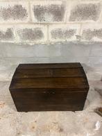 Authentieke eiken kist voor dekens, speelgoed, kussens,..., Huis en Inrichting, Woonaccessoires | Kisten, Ophalen