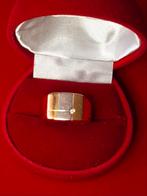 18k gouden Chevalier ring met 750 punch, Handtassen en Accessoires, Ringen, Ophalen, Zo goed als nieuw, Goud, Goud