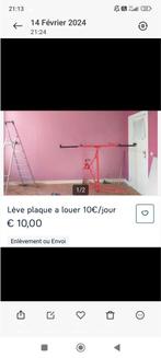 Lève plaque a louer 10€/jour, Ophalen of Verzenden, Zo goed als nieuw