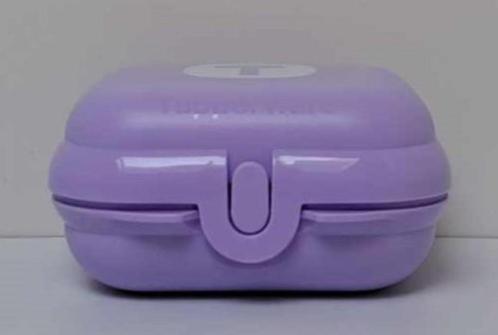 Tupperware™ « Snackbox small - Big T » paars, Huis en Inrichting, Keuken | Tupperware, Nieuw, Bus of Trommel, Verzenden