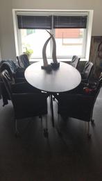 Salle à manger complète à vendre table + 6 chaises, Enlèvement, Comme neuf, Modern, 4 à 6 chaises