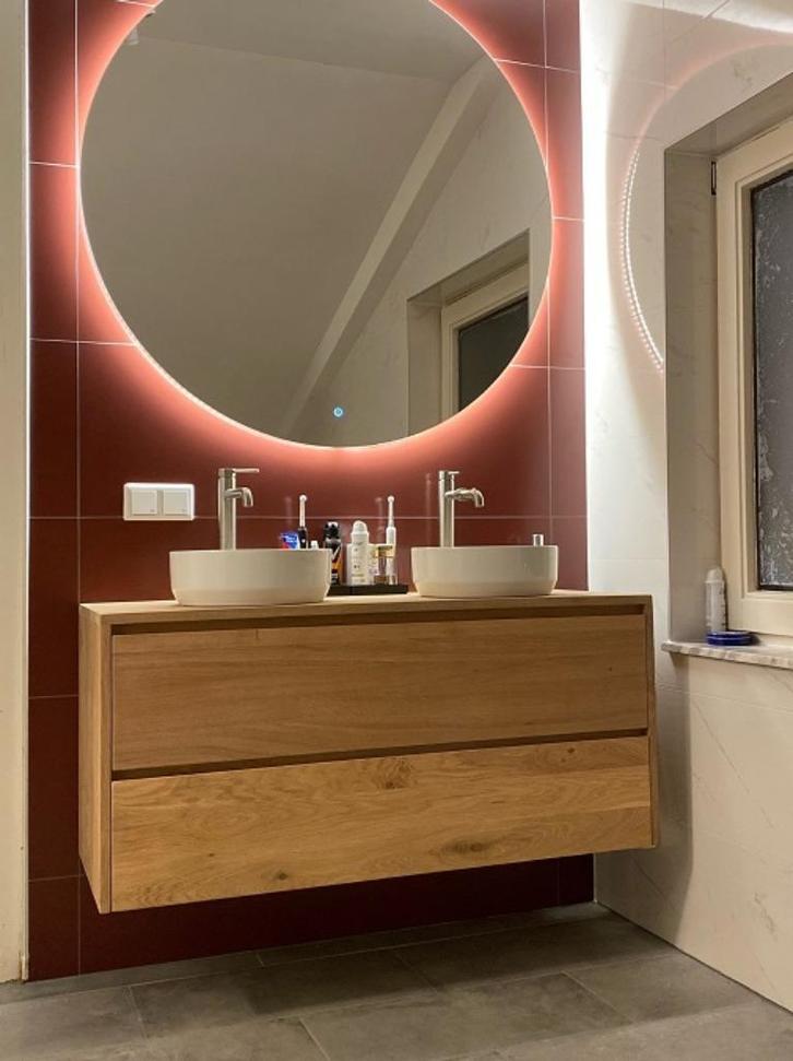 Eiken ladekast Harry 2, Huis en Inrichting, Badkamer | Badkamermeubels, Nieuw, Wastafelkast, Minder dan 100 cm, 100 tot 150 cm