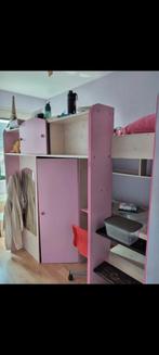 chambre complète avec lit, garde robe, bureau, Kinderen en Baby's, Ophalen, Gebruikt