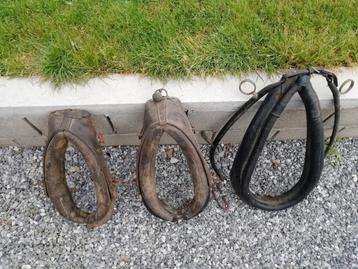 Antieke lederen Paardenhalsters beschikbaar voor biedingen