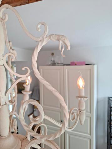 Lustre en fer forgé, Maison & Meubles, Enlèvement, Utilisé