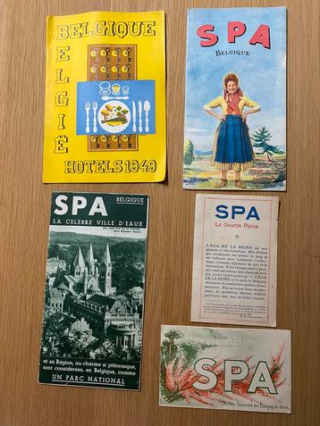 Set oude Spa-advertenties 