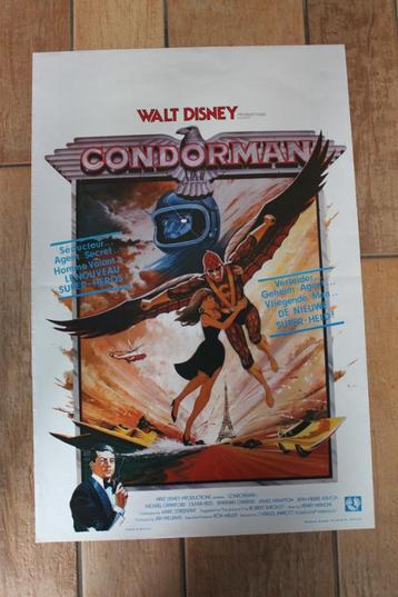 filmaffiche Condorman 1981 Walt Disney filmposter beschikbaar voor biedingen