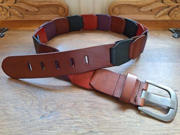 Ceinture Esprit en cuir longueur 100cm, largeur 4 cm beschikbaar voor biedingen