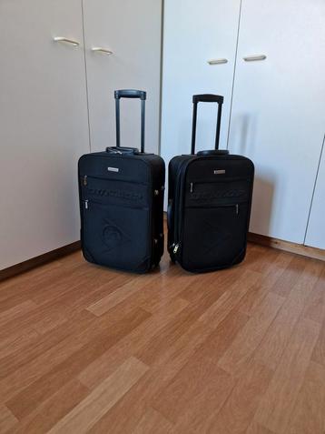 Dunlop trolley koffer zwart stof beschikbaar voor biedingen