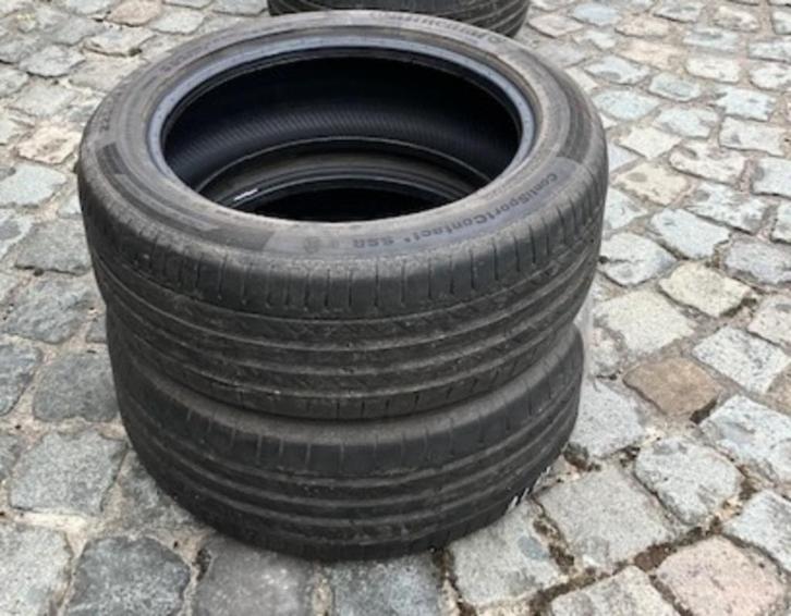 4 gebruikte zomerbanden 225 50 18 95 W (4 mm) in goede staat, Auto-onderdelen, Banden en Velgen, Band(en), Zomerbanden, 18 inch