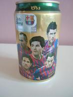Chang bier leeg blikje Thailand 2012 FC Barcelona Messi e.a., Verzamelen, Merken en Reclamevoorwerpen, Verpakking, Gebruikt, Ophalen of Verzenden