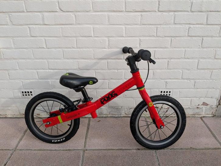 Frog Bikes Tadpole+ loopfiets (waarde 320 eur), Fietsen en Brommers, Fietsen | Kinderfietsjes, Ophalen