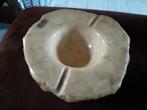 Asbak alabaster, hand carved made in Italy, zware uitvoering, Antiek en Kunst, Ophalen of Verzenden
