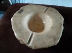 Asbak alabaster, hand carved made in Italy, zware uitvoering, Ophalen of Verzenden