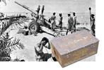 Zeldzame doos 6 schelpen 4.5 1944, Verzamelen, Militaria | Tweede Wereldoorlog, Ophalen