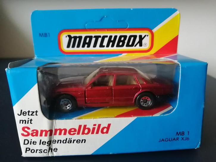 Matchbox MB 1 Jaguar XJ6 in doosje, Hobby en Vrije tijd, Modelauto's | Overige schalen, Ophalen of Verzenden