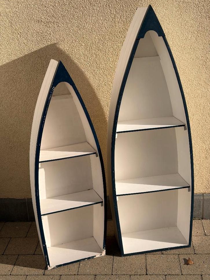 Lot de 2 étagères bateau en bois, Maison & Meubles, Accessoires pour la Maison | Étagères murales & Rayons de bibliothèque, Utilisé