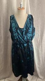 Filippa K zijden jurk met riem blauw zwart, Kleding | Dames, Maat 42/44 (L), Nieuw, Filippa K, Onder de knie