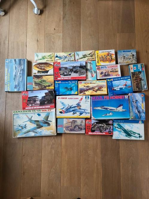 Lot modelbouw vliegtuigen/voertuigen (appart/samen te koop), Hobby en Vrije tijd, Modelbouw | Vliegtuigen en Helikopters, Zo goed als nieuw