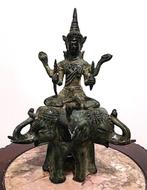 Boeddha brons driekoppige olifant god Shiva Thais😍🤗🙏👌, Ophalen of Verzenden