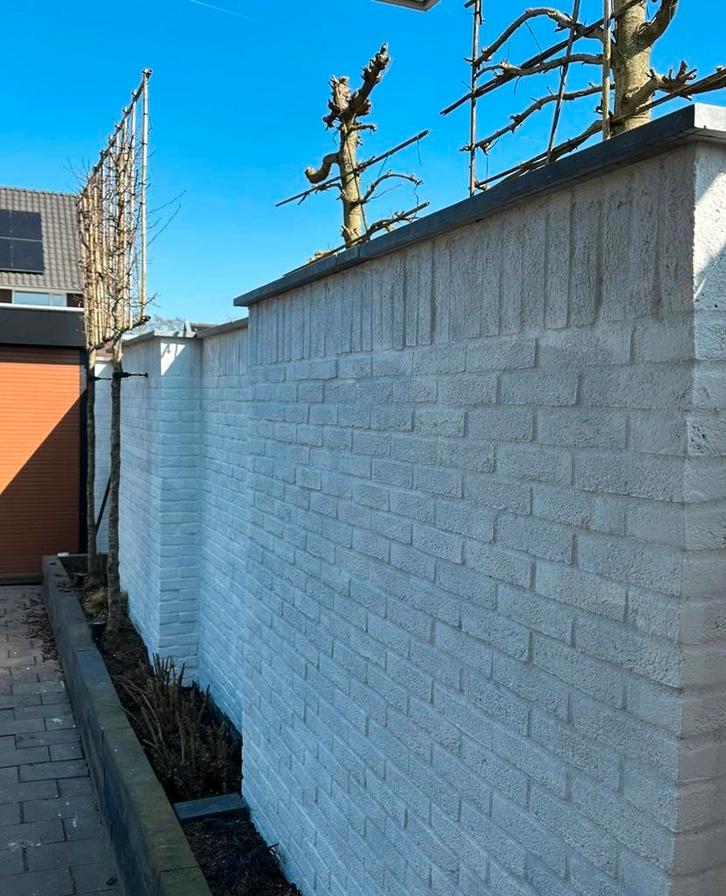 Natuursteen muurafdekkers 100x25x3 cm /dekstenen /muurkappen, Doe-het-zelf en Bouw, Metselstenen, Nieuw, Natuurstenen, Ophalen of Verzenden