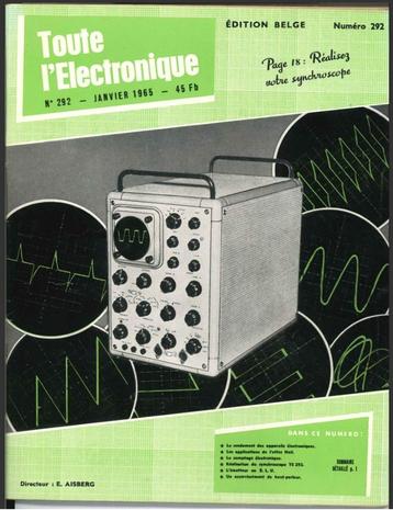 Revue Toute l'électronique 1965 - 1969 disponible aux enchères