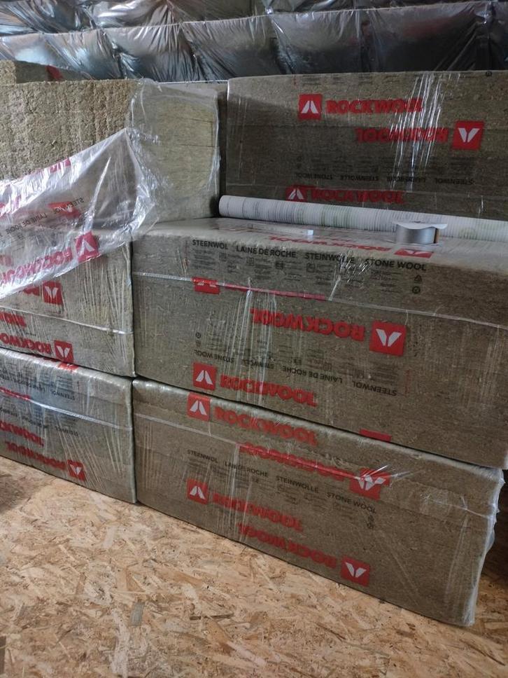 Rockwool steenwol 9.0*120*60, Doe-het-zelf en Bouw, Isolatie en Afdichting, Nieuw, Vloerisolatie, Muurisolatie, Steenwol, 8 tot 12 cm
