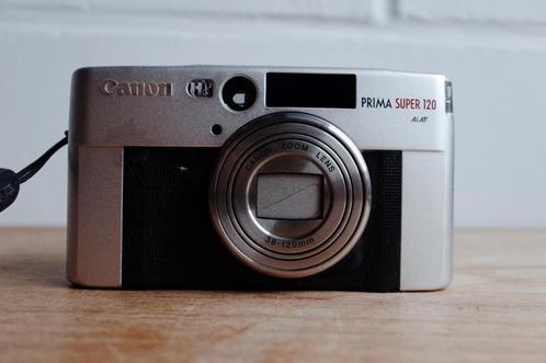 Canon prima super 120, Audio, Tv en Foto, Fotocamera's Analoog, Gebruikt, Compact, Canon, Ophalen