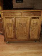 teak kast, Huis en Inrichting, Kasten | Dressoirs, Ophalen, Gebruikt, 100 tot 150 cm, Teakhout