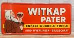 1956 Witkap Pater - Brouwerij Verlinden Brasschaat reclame, Ophalen of Verzenden, Zo goed als nieuw
