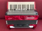 Mooie Hohner Bravo III accordeon . 80 bas . 3 korig ., Muziek en Instrumenten, Accordeons, Gebruikt, 80-bas, Hohner, Met riemen
